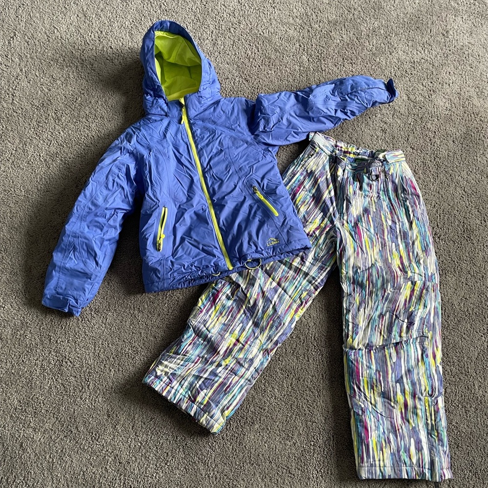 LL Bean Kids Snowsuit Set